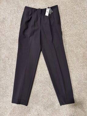 NWT Express High Rise Pull-On Ankle Pant in Steel Gray